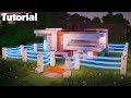 Minecraft: How to Build a Mob Proof Modern House Tutorial - (Safe Redstone House)