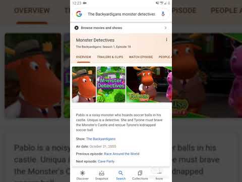 the Backyardigans monster detectives episode 18