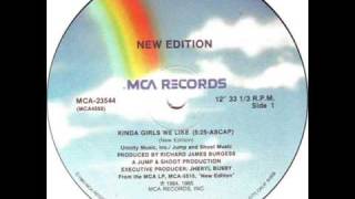New Edition - Kinda Girls We Like (MCA-1984)