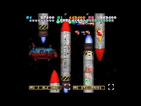 Jikkyou Oshaberi Parodius   Forever with Me (PS1) - Vic Viper + Memim Doubleplay on Level 1