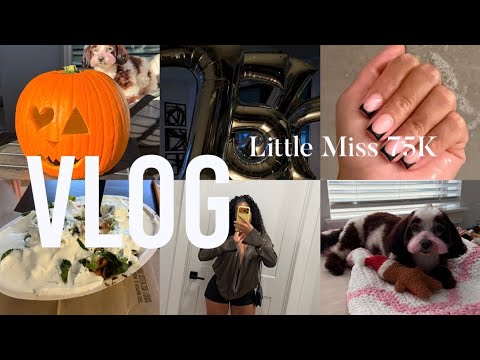 75K WHO DIS??? | Fall Shopping + Treating Myself + Gym + Nails  + Pumpkin Pictures???