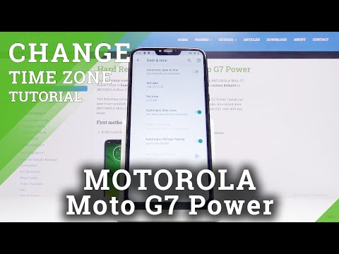 How to Set Date & Time in MOTOROLA Moto G7 Power – Find Clock Format