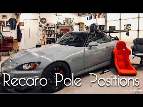 Honda S2000 Recaro Pole Position & PCI Slider Rails Review and Install! | Road to Hallett EP.4