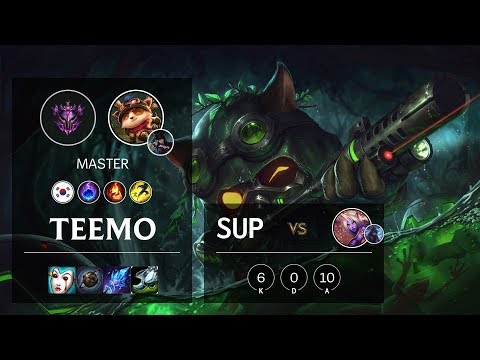 Teemo Support vs Soraka - KR Master Patch 10.10