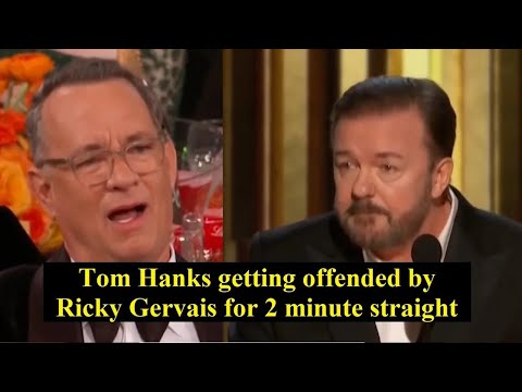 Ricky Gervais comedy - Tom Hanks getting offended