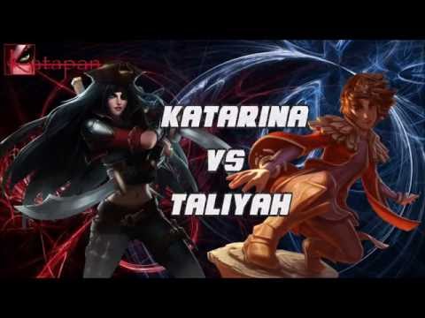Katarina VS Taliyah Gameplay [Platinum]