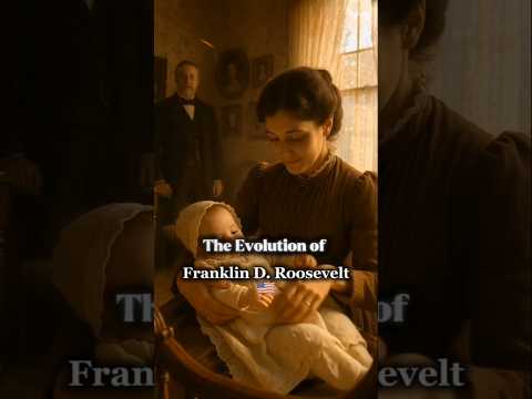 Evolution of Franklin D. Roosevelt 🇺🇸 #FDR #HistoryShorts #USHistorical #Evolution #AmericanHistory