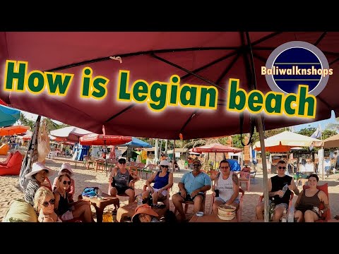COMO É LEGIAN BEACH || Explorando Legian Beach Bar Bali