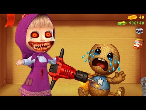 Masha vs The Buddy in Horror Meat Grinder | Kick The Buddy