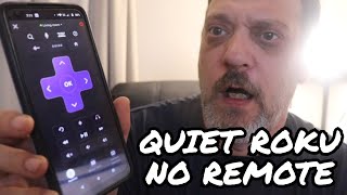 how to turn down volume on roku tv without remote