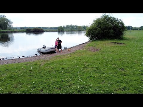 Motorboot fahren an der Weser Honwave t 35 Evinrude 6.5 hp
