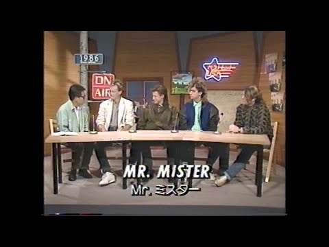 23 Mr. Mister on a TV program in Japan