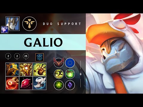Galio Support vs Taric - EUW Grandmaster Patch 26.01