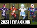 ALL ZYRA SKINS SPOTLIGHT 2023 - Street Demons Newest Skin | League of Legends