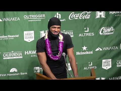 Hawaii Football Postgame Press Conference vs. San Diego State