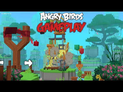 Minecraft x Angry Birds DLC - Classic Mode Gameplay Levels 1 - 10