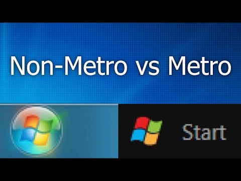 Windows 8 Beta: Metro vs Non Metro!