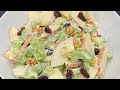 Waldorf salad | Apple-celery salad | Salad Recipe | Healthy Recipe | Delicious Celery Salad