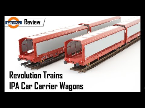 Review: Revolution Trains IPA Single Deck Car Carriers for 00 Gauge OO-IPA-451A,461A,461B,471B