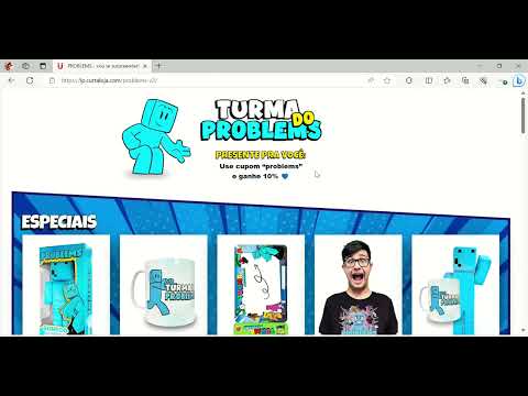 32-  Problemszinho Skin Azul