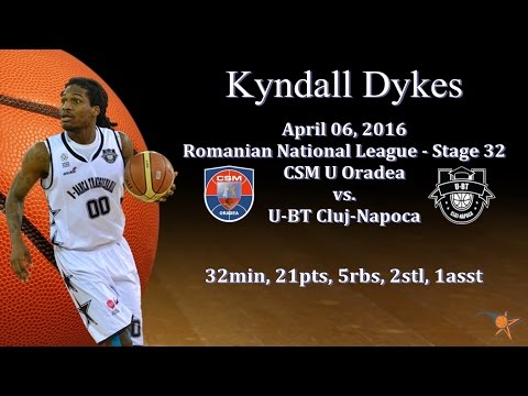 Kyndall Dykes vs. CSM U Oradea - Apr 06, 2016