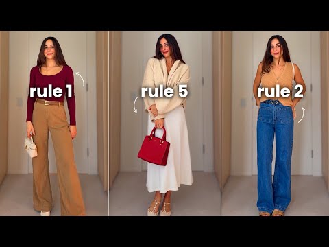 Style Rules That Will Change How You Dress *Forever*