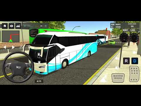 🤫 BUS SIMULATOR INDONESIA || Bus 🚌 Driving 👮 City euro coach bus simulator 🔥-Android Gameplay #2025