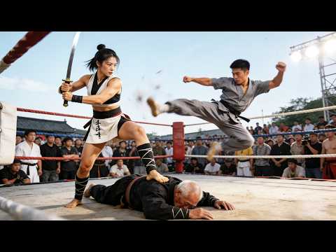 日本女將打敗中國太極宗師正得意，下秒被功夫小夥給打敗 🔥 功夫 | Kung Fu