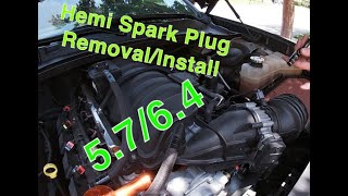 HOW TO change spark plugs in a HEMI 5.7/6.4L