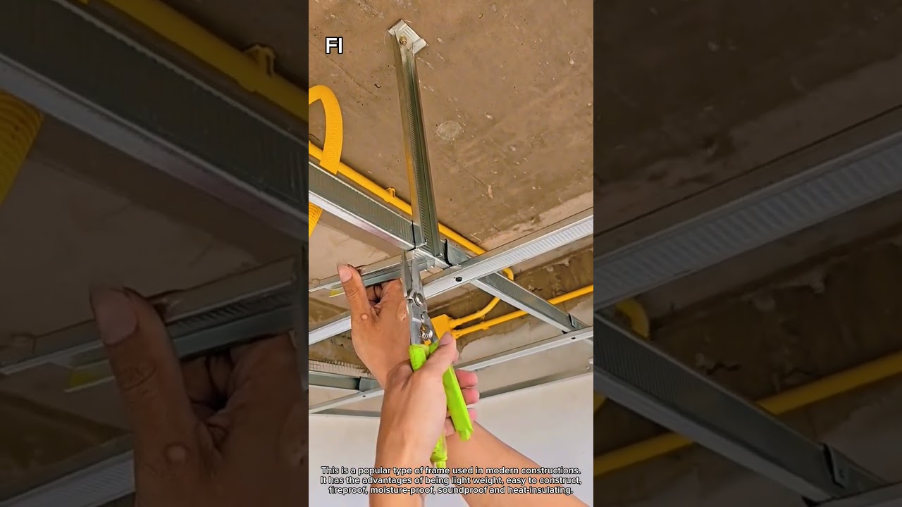 Installing suspended ceiling frames