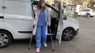 Entrar y salir del coche prótesis de cadera