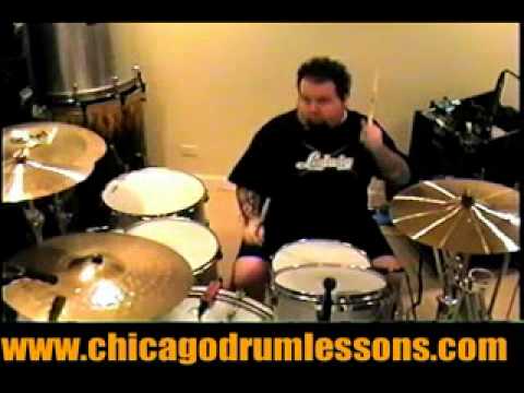 Intermediate: Double Bass Shuffle 1 by: Chicago's # 1 Drum Lessons