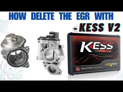 Tutorial how to delete EGR with KESS V2 frome ECU via OBD , Tutorial zum Löschen von EGR mit KESS V2