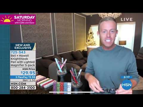 Chad Allen® (TVchad®) and Callie Northagen Present Bell+Howell KnightHawk Pens on HSN