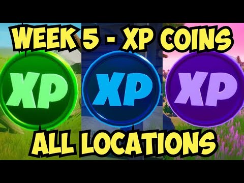 Week 5 XP Coins - ALL Locations
