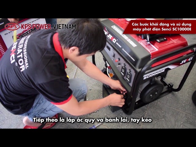 Hướng dẫn vận hành máy phát điện Senci SC2500