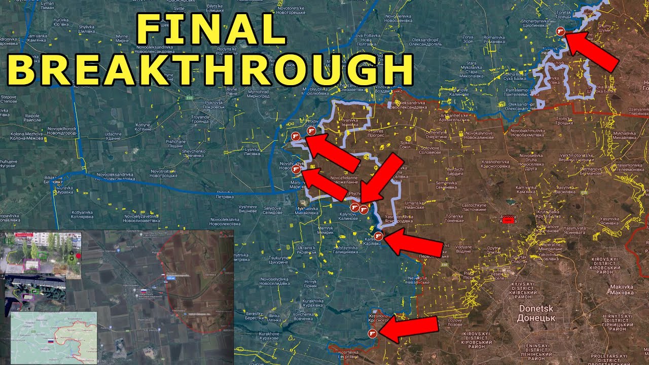 Russian Forces Eye Breakthrough of Final Defensive Line Ahead of Pokrovsk