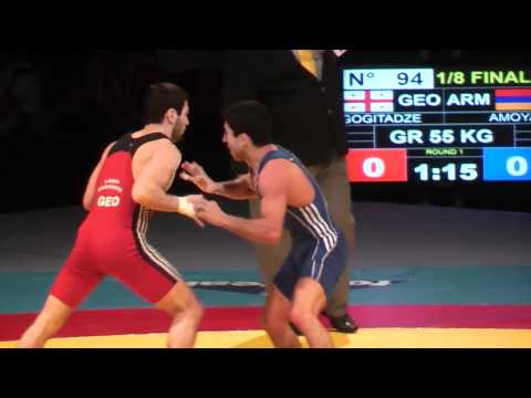 EM2011 RINGEN GOGITADZE (GEO) - AMOYAN (ARM) 55KG GRECO ROMAN