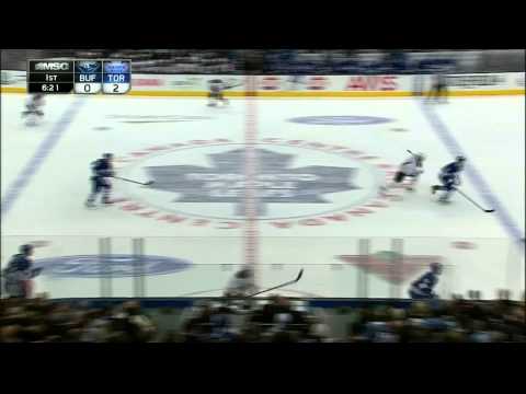 James van Riemsdyk tip in PPG 2-0 Buffalo Sabres vs Toronto Maple Leafs 11/16/13 NHL Hockey.
