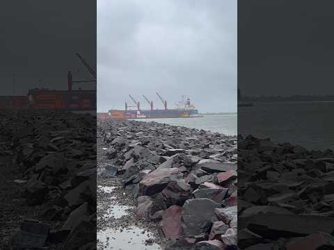 Vista de playa de puerto Corinto, hoy 09 de junio 2026
