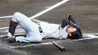 甲子園に怒号…中野拓夢が死球で倒れ込むも驚きの復帰⚾💥 #阪神タイガース #中野拓夢 #甲子園 #プロ野球 #死球 #野球ハイライト #NPB #スポーツニュース #感動シーン #野球速報