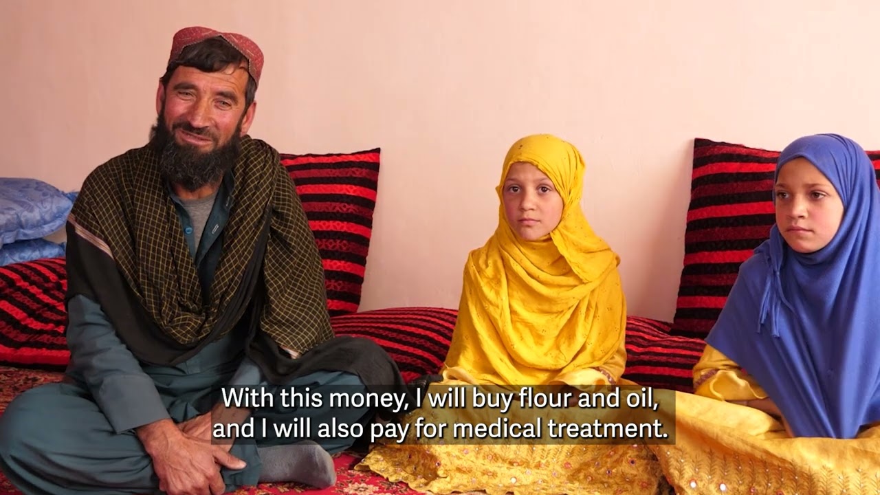 Cash assistance helps Afghan families survive today while education brings hope for tomorrow