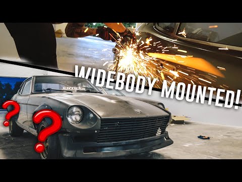 CUTTING INTO THE DATSUN 280Z! *Widebody Install*