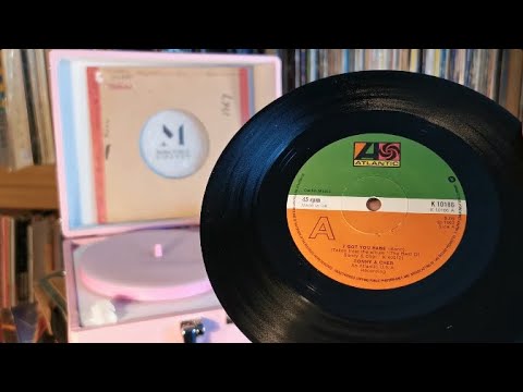 I Got You Babe ~ Sonny & Cher ~ Music Public Kingdom 7" Pink MPK TT251~ Atlantic 45rpm ~ Zipom