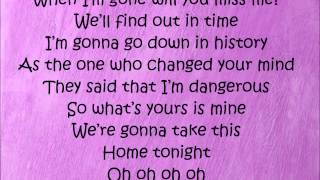 The Wanted ft. Dappy - Bring It Home with lyrics