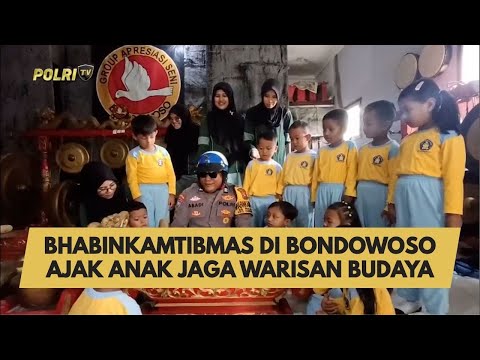BHABINKAMTIBMAS DI BONDOWOSO AJAK ANAK JAGA WARISAN BUDAYA