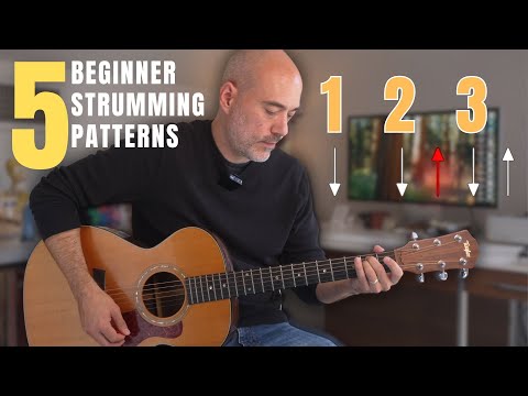 5 Beginner STRUMMING PATTERNS - Easy Guitar Tips