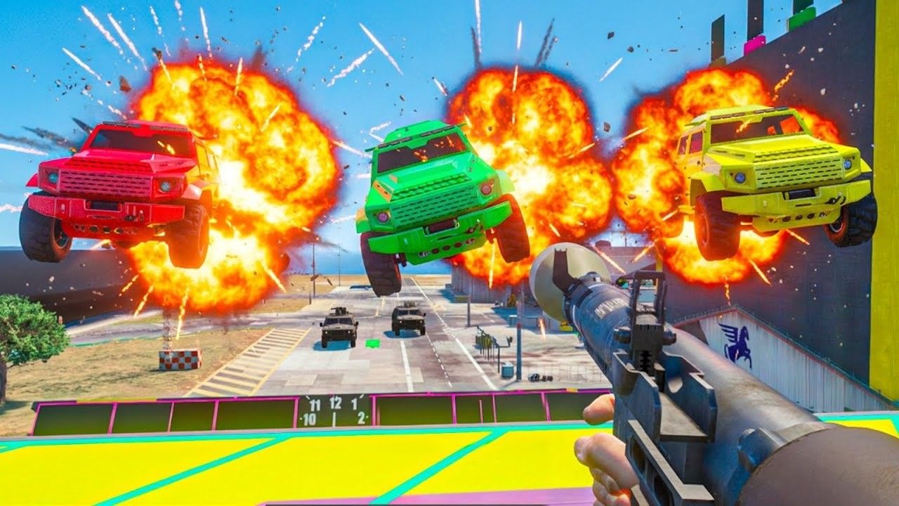 NO FALLO NINGÚN TIRO!! RPG vs COCHES BLINDADOS! - GTA 5 ONLINE