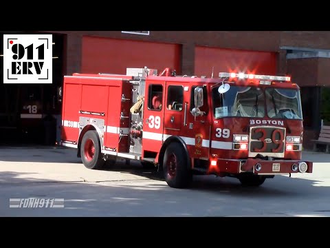 Boston Fire Engine 39 Responding