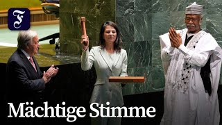 Baerbock tritt als Präsidentin der UN-Vollversammlung an